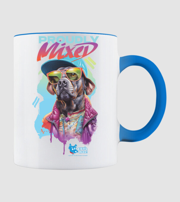 minta világoskék pólón